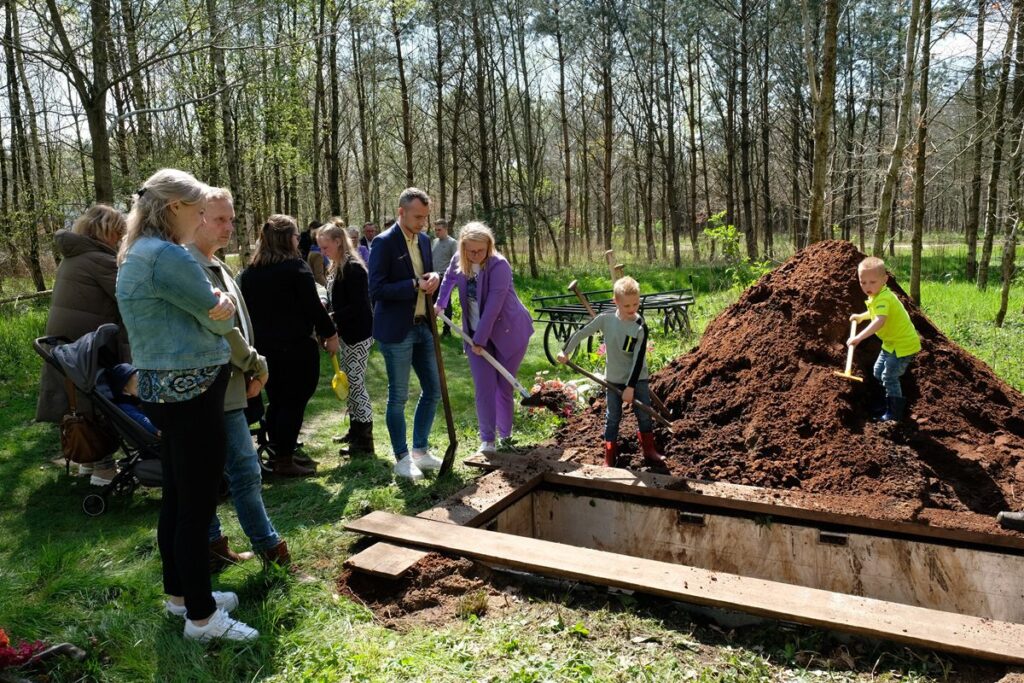 Hier, waar ze zelf haar plek koos
